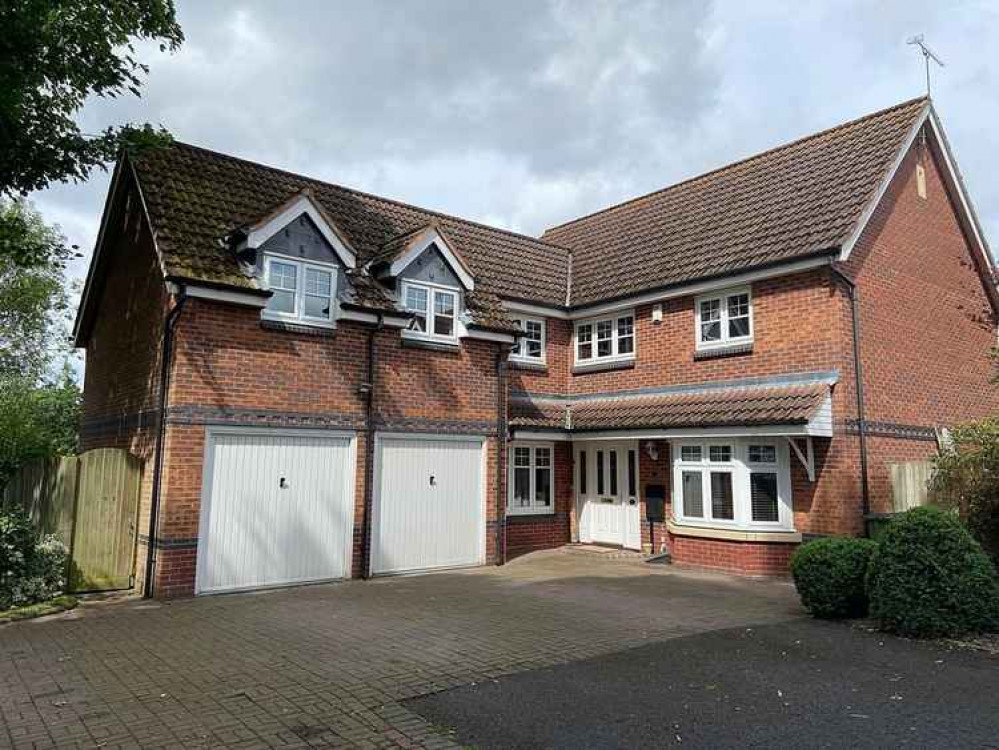 Julie Philpot Residential is currently selling this five-bedroom detached house in Nason Grove, Kenilworth