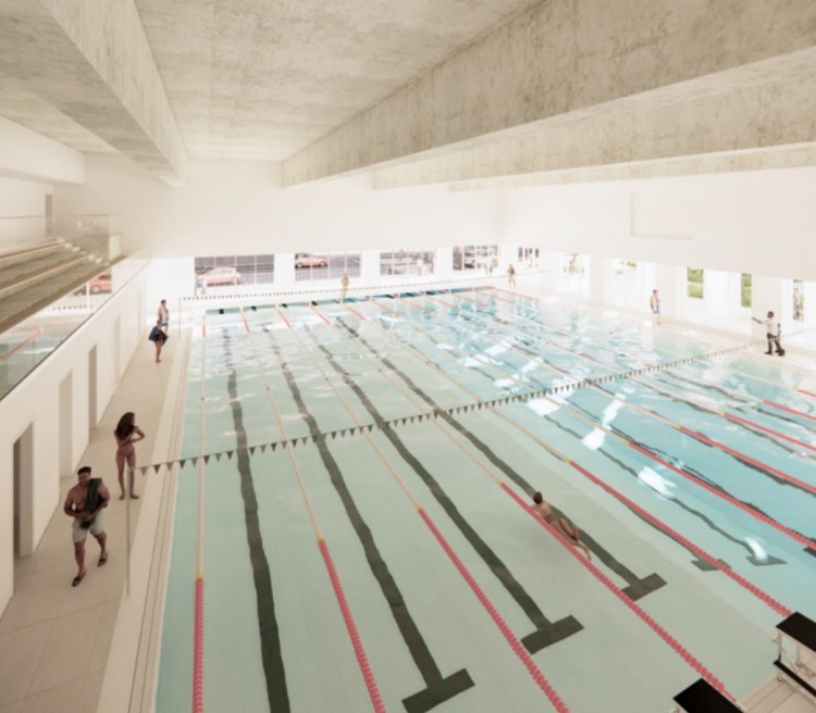 CGI vision of the new pool 