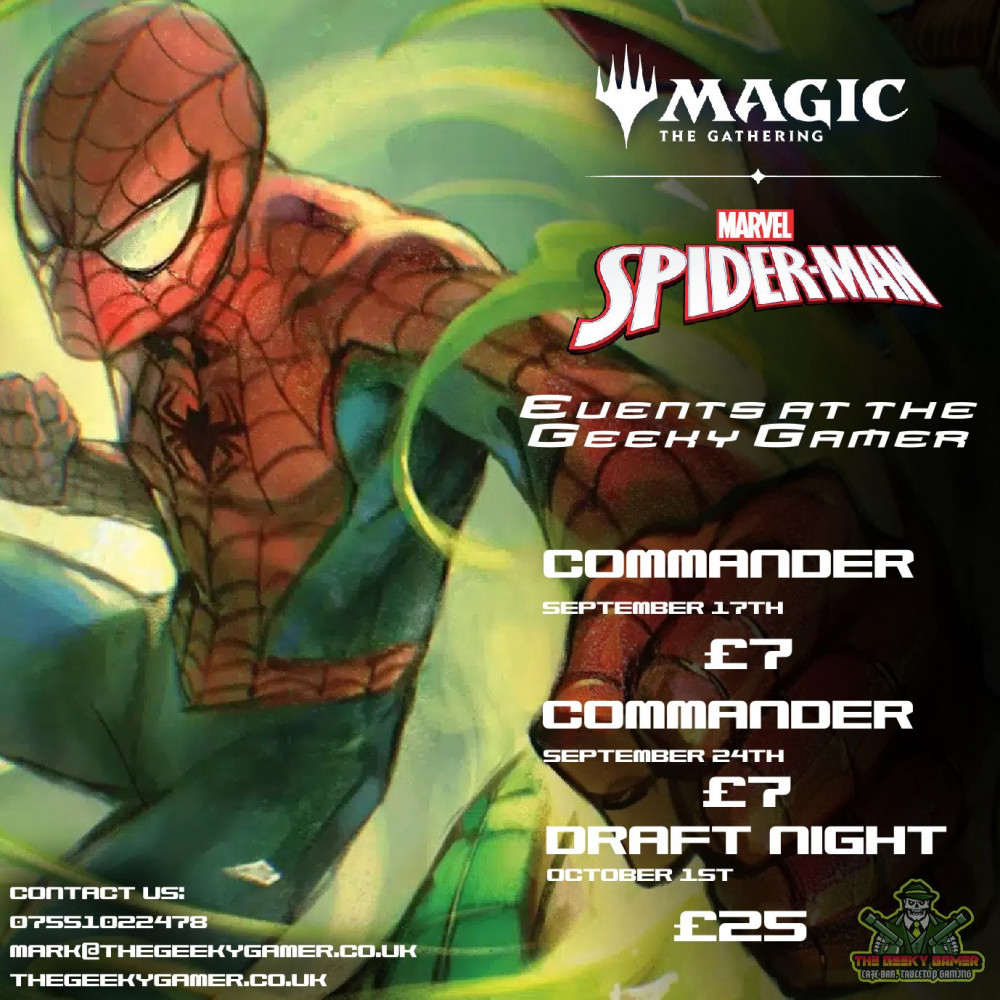 Spider-man Magic the Gathering Draft event