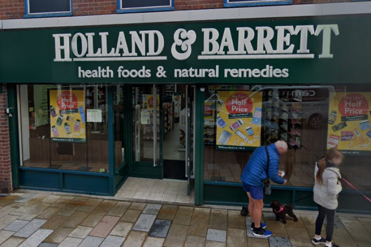 A couple staged an armed robbery at Holland & Barrett, stealing nearly £8,000 in cash (Credit: Google Maps)