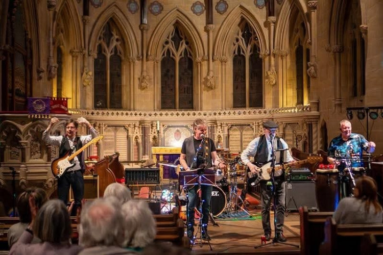 Energetic fundraisers in Wells organize a live music night at St Thomas’ Church on Friday, 26 September, to support Christian Aid’s global initiatives. (Supplied) 