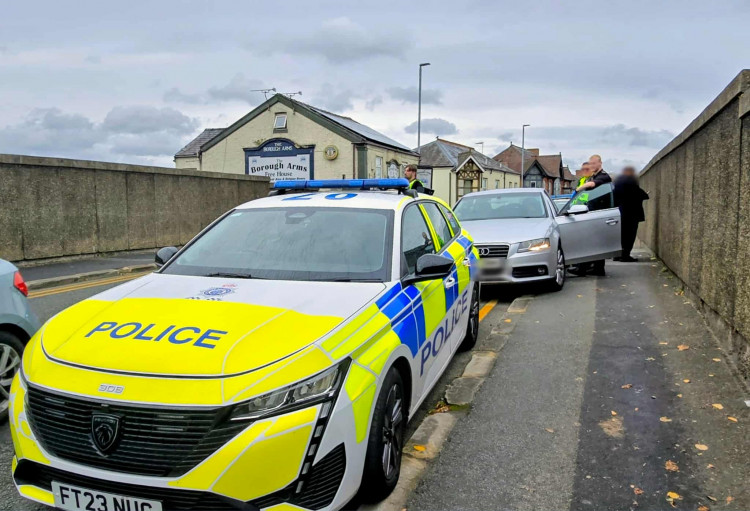 On Wednesday 10 September, Cheshire Police quickly stopped a silver Audi on Earle Street Bridge (Ryan Parker).