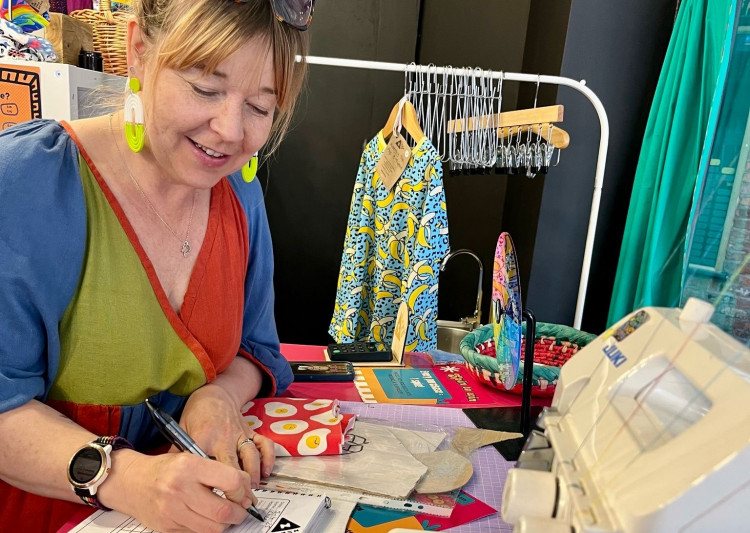 Zoe Aspinall has set up a Crowdfunder to help move her zero-waste clothing business to a new location (Credit: Z in the Attic)