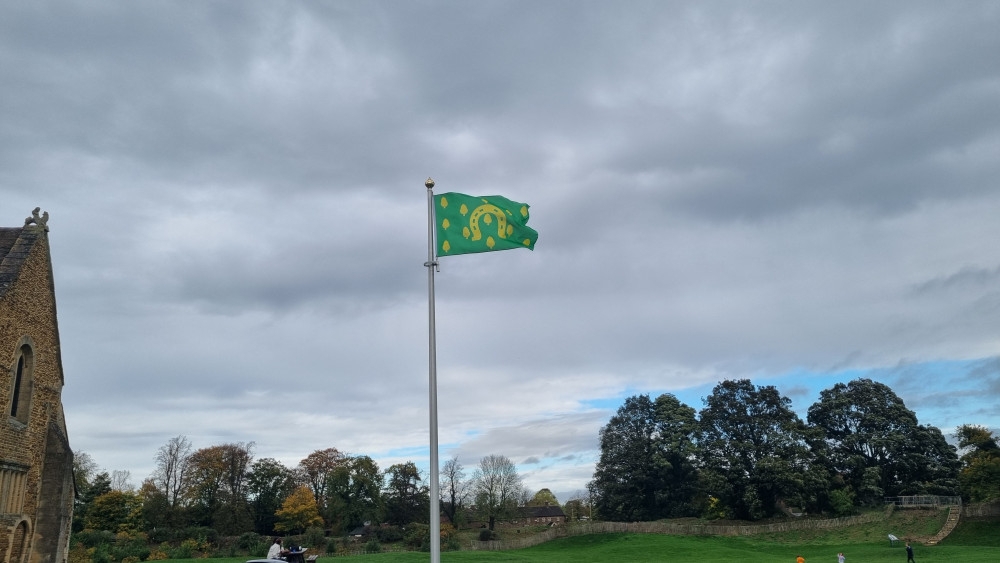Rutland County flag to fly outside parliament to mark Rutland Day (Photo: Grace Kennington)