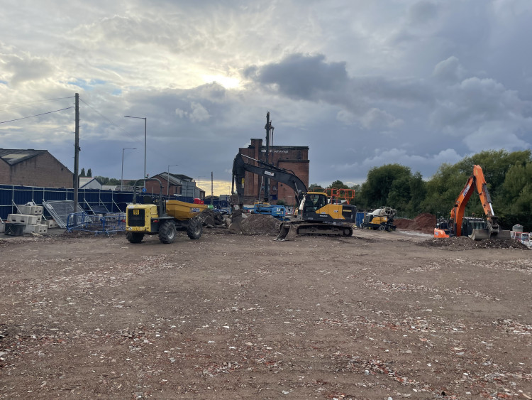 Construction has begun on 148 affordable apartments on the corner of Chestergate, near King Street West (Image - Nub News)