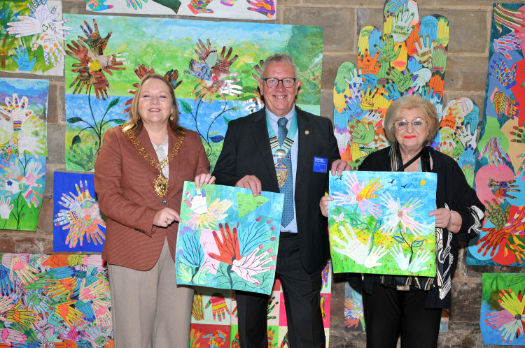 Lord Mayor of Coventry, Cllr Rachel Lancaster, Jonathan Wilding and Gabrielle Back (image supplied)