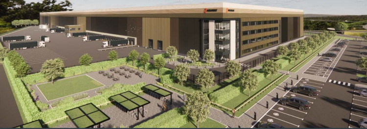 How the business park is planned. 