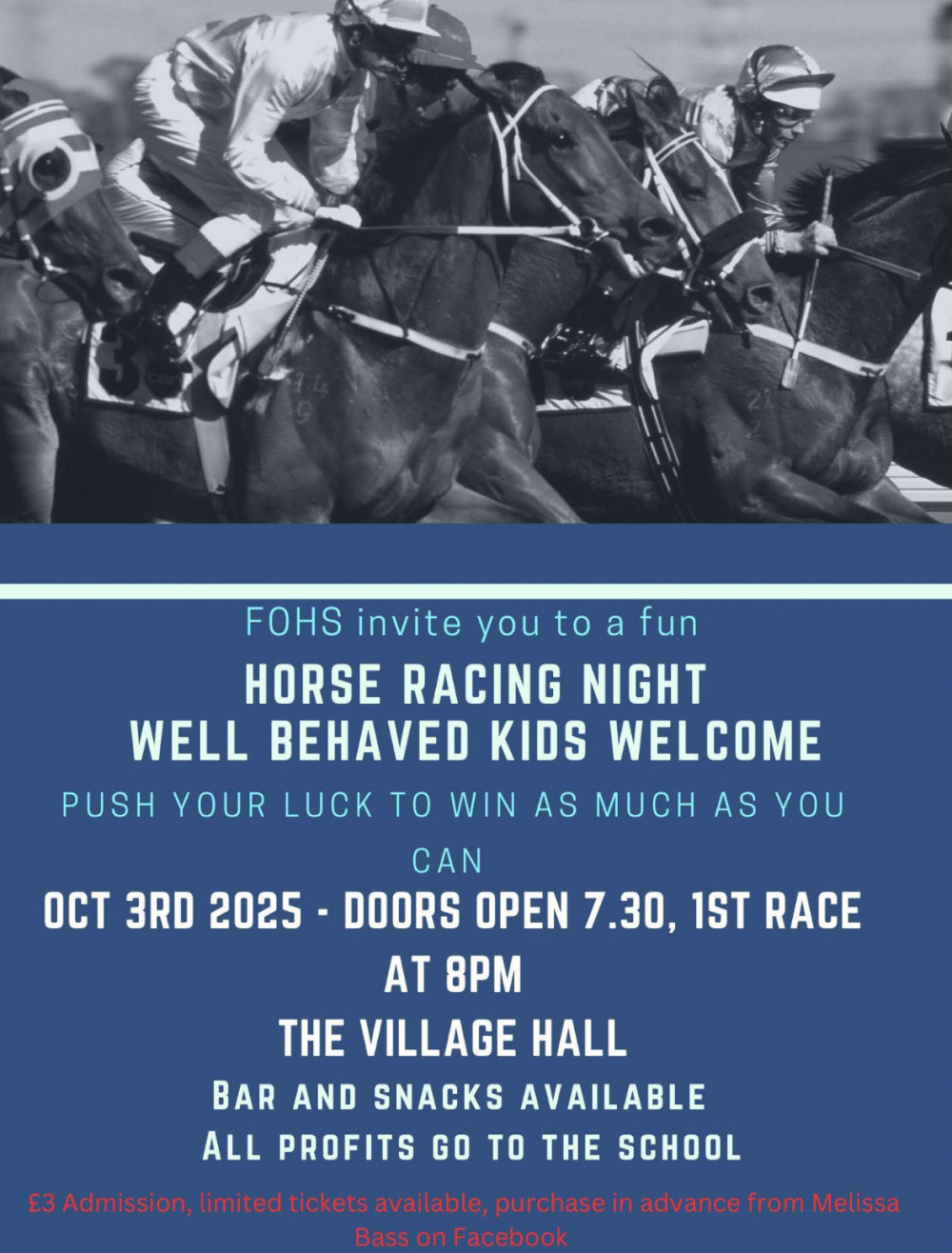 Race night. 