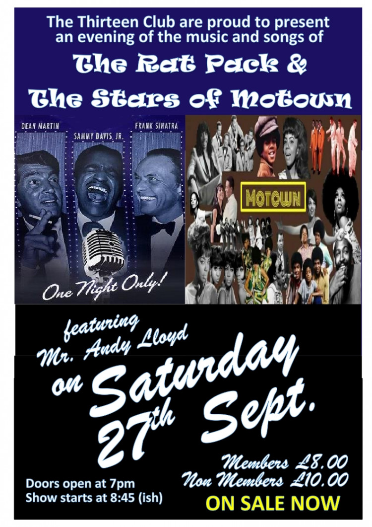 Rat Pack and Motown Night