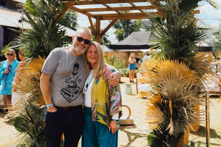 Long standing Stoke Audi customer, Adrian Oldfield, and his wife Lynn, enjoyed an unforgettable day out at Wilderness Festival. (Swansway)
