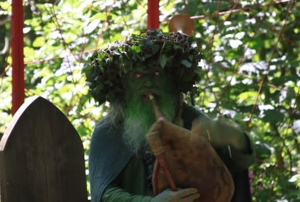 The Green Man of the Woods will be returning to Moira Furnace Woodland Festival with storytelling and songs (Photo: Moira Furnace)