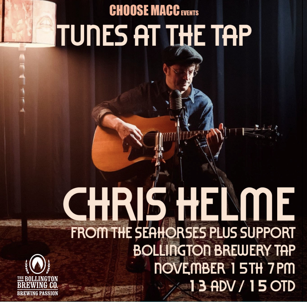 Choose Macc Tunes at the Tap With Chris Helme plus Support Choose Macc Tunes at the Tap With Chris Helme plus Support
