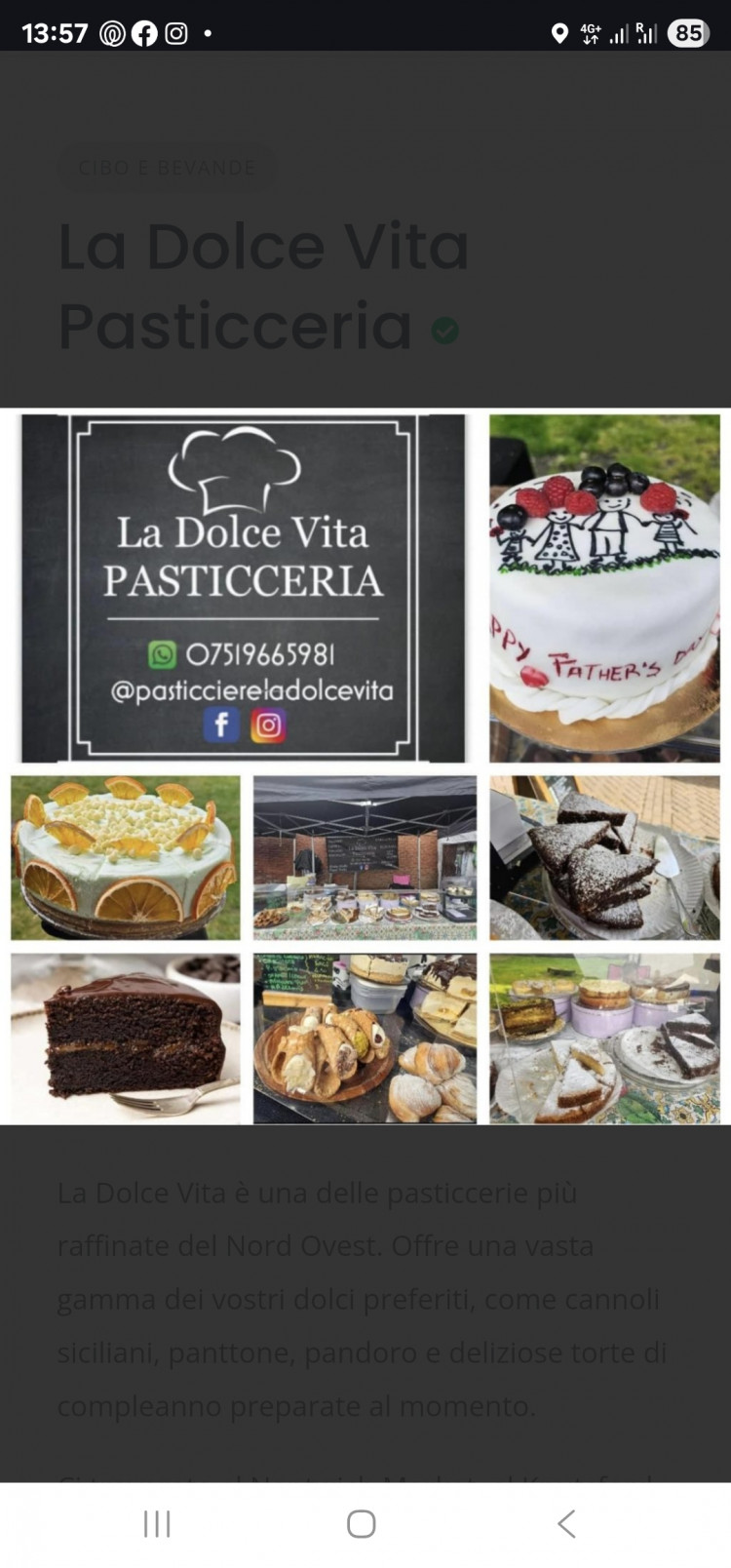 La Dolce Vita Pasticceria HomeMade Ltd.
