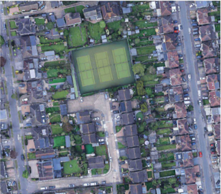 Thurrock Tennis club's site in Grays. 