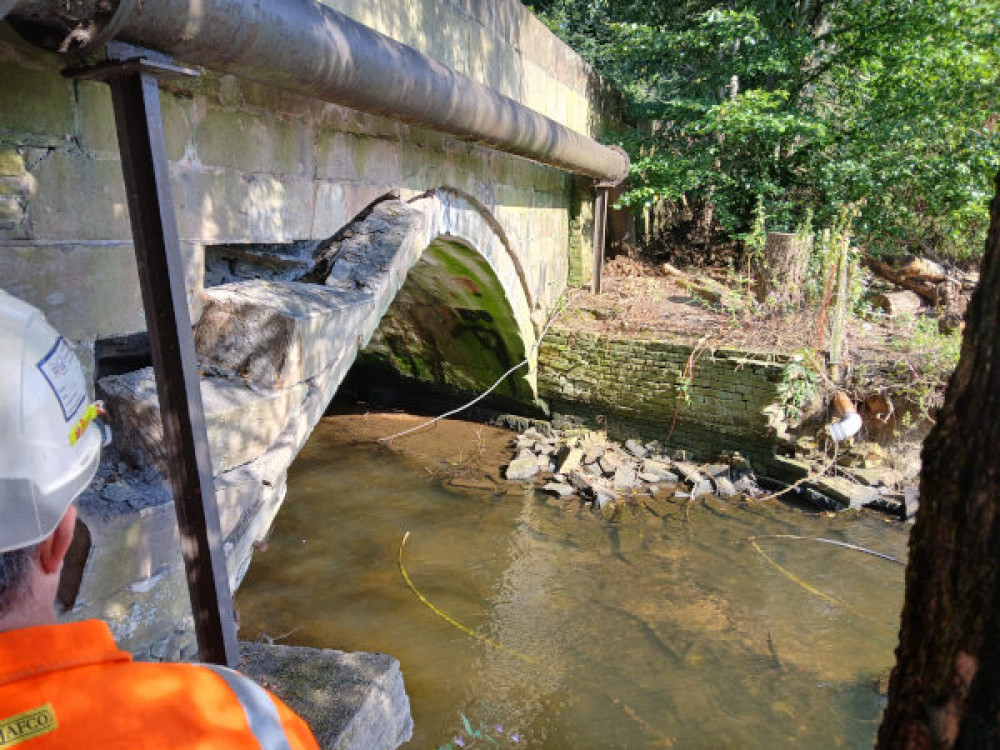 Macclesfield MP Tim Roca has shared an update on the Mill House Bridge roadworks (Credit: CEC)