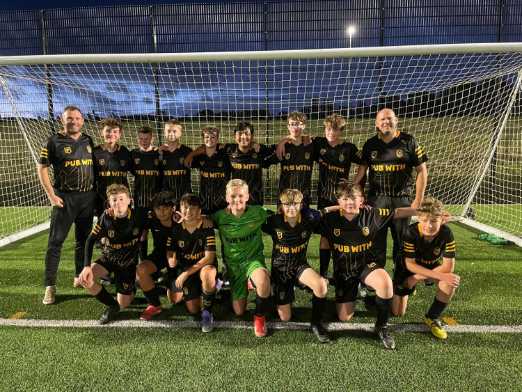 Kenilworth Wardens U14s have unveiled their new kit (image supplied)
