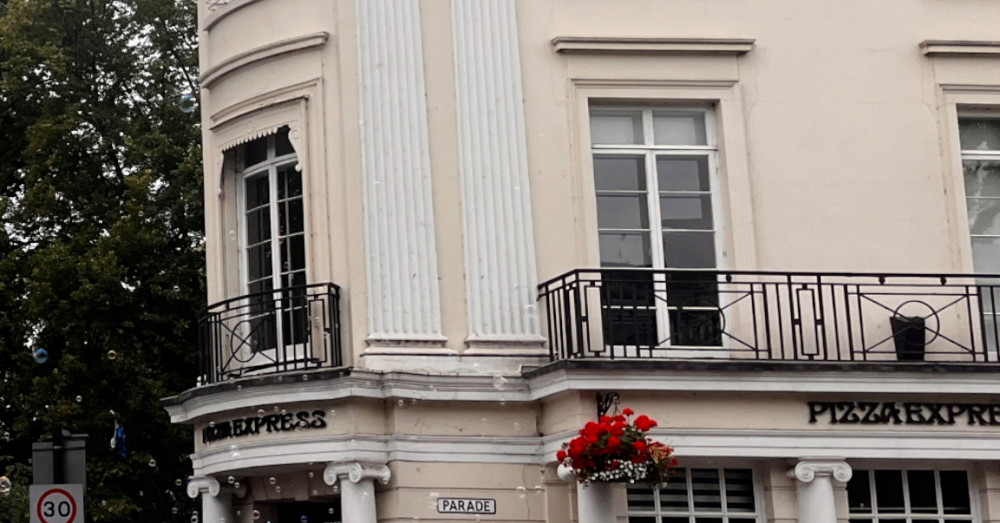 Plans for updated signage for Pizza Express in Leamington (image via Nub News)