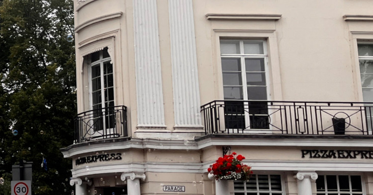 Plans for updated signage for Pizza Express in Leamington (image via Nub News)