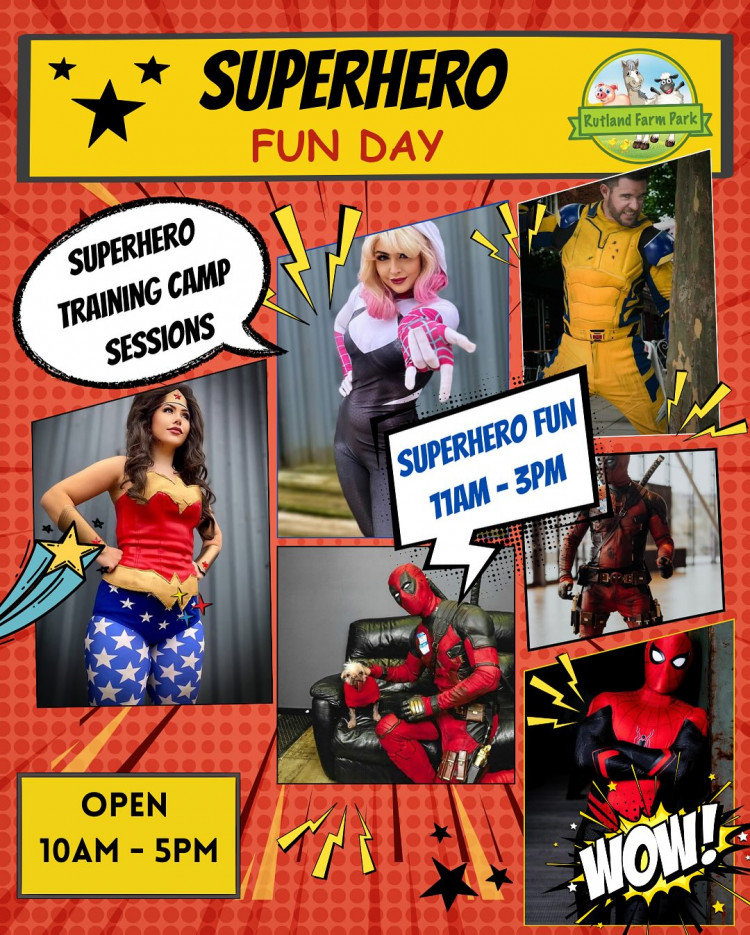 Superhero Fun Day at Rutland Farm Park
