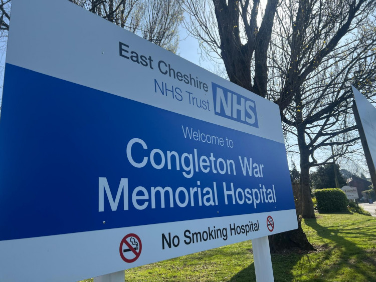 Repair works are being carried out outside Congleton War Memorial Hospital later this week (Credit: Nub News)
