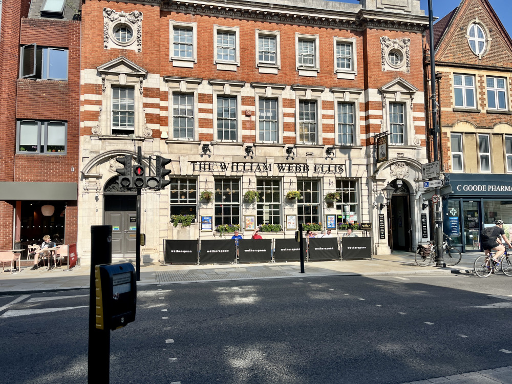 Customers at The William Webb Ellis in Twickenham will see cheaper food and drink on 18 September as part of Wetherspoon’s Tax Equality Day (credit: Cesar Medina).