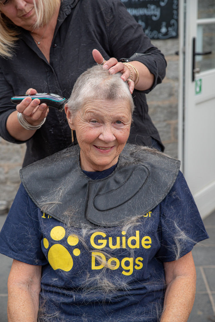 Hil braves the clippers to raise funds for Guide Dogs