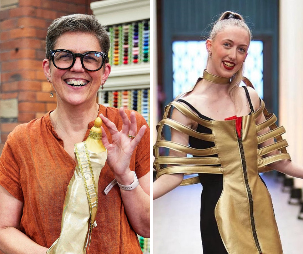 Caz from Staffordshire was victorious in the 11th series of the Great British Sewing Bee. (UHNM/ BBC)