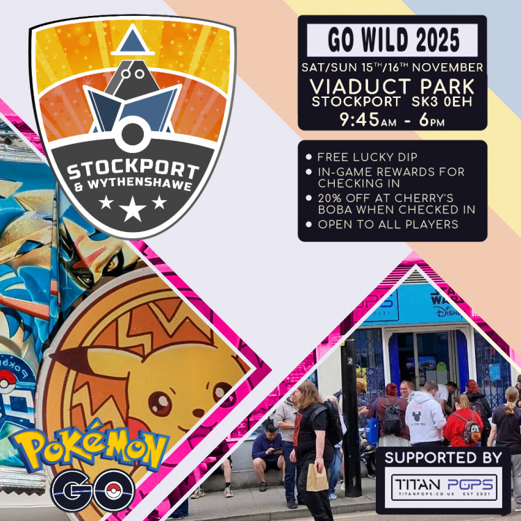 Pokémon GO Wild in Stockport