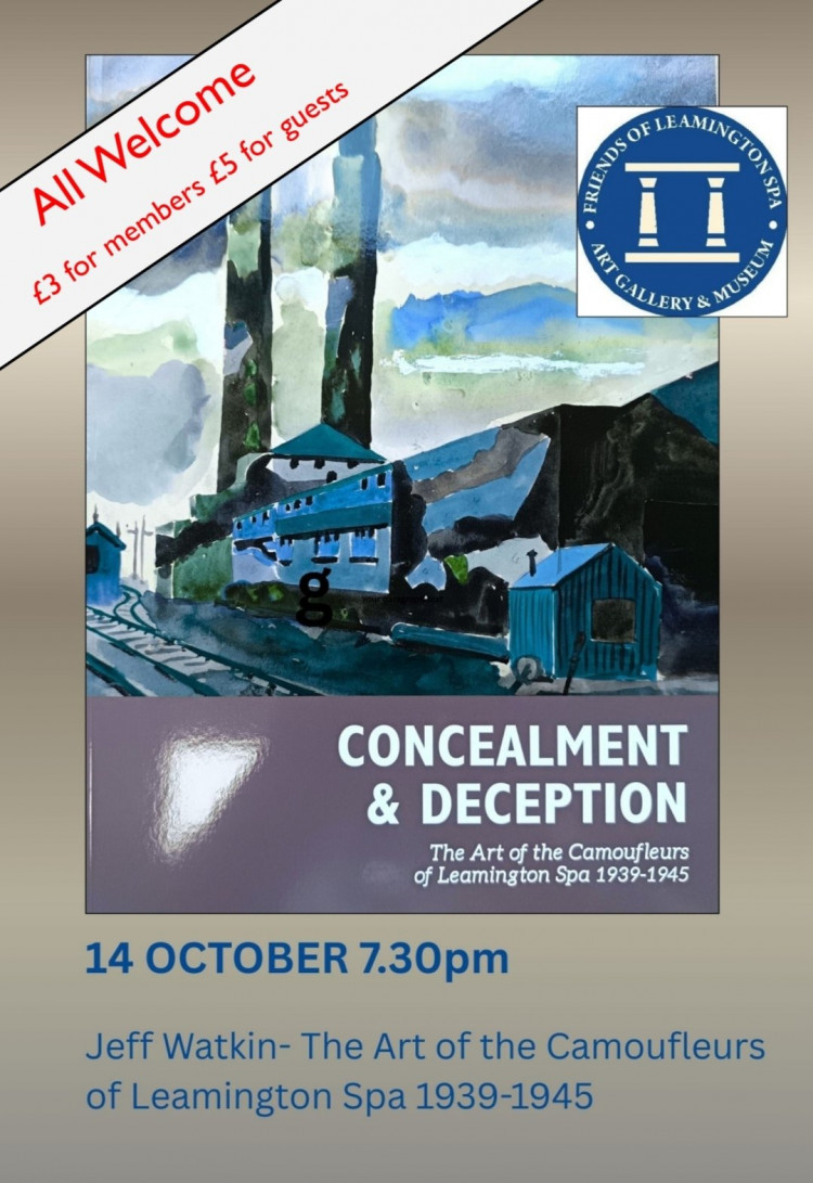 Concealment and Deception - the Camoufleurs in Leamington, talk by Geoff Watkins