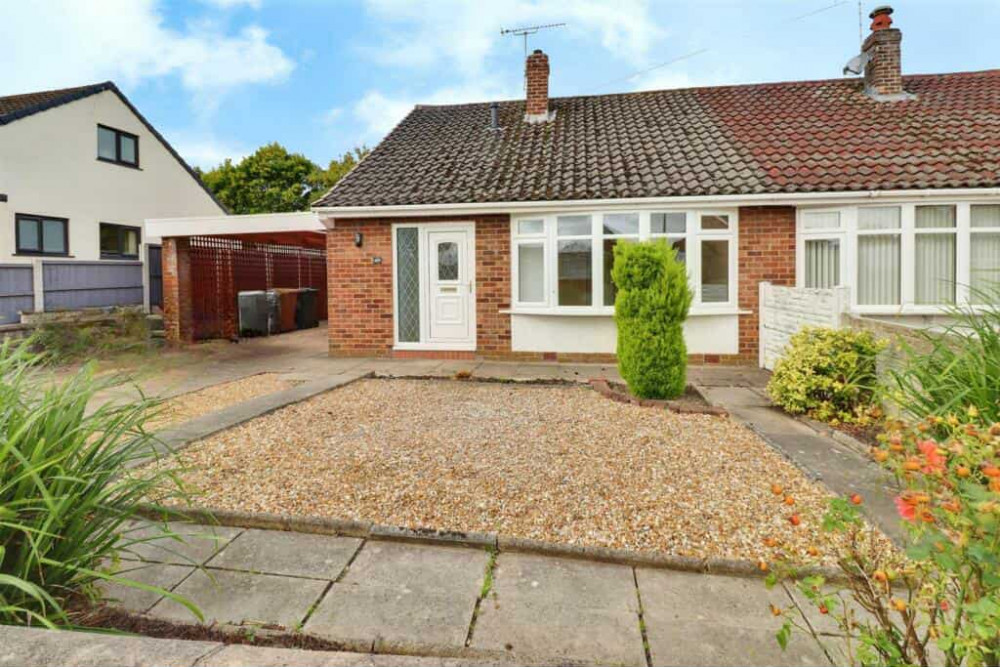 The two-bedroom bungalow on Coleridge Way, Crewe (Stephenson Browne).