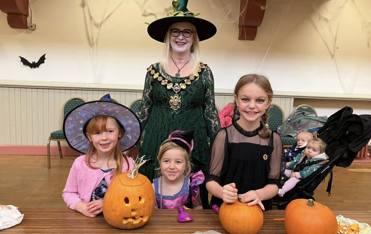 Former town mayor Kay Wesley at last year's Witchy Wednesday event (Credit: Kay Wesley)
