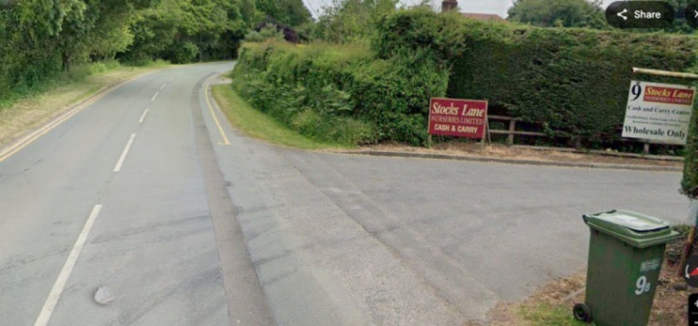 Stocks Lane Nurseries in Over Peover (Credit: Google Maps)