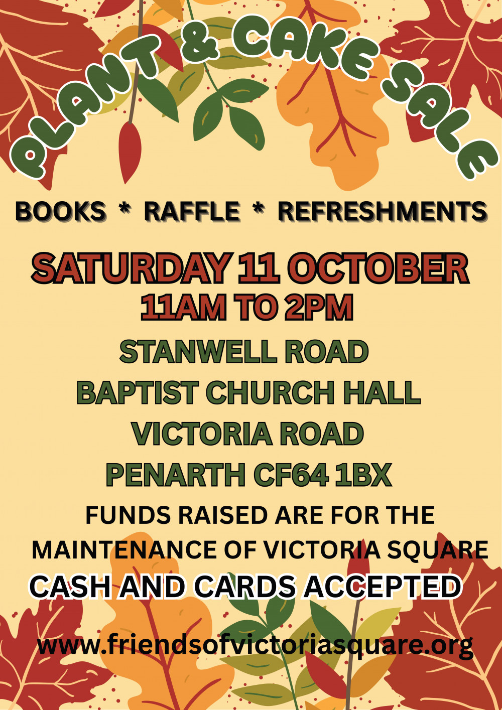 Plant and cake sale