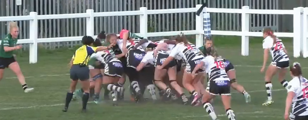 T-Birds' pack drove Bath back to force a match-winning try