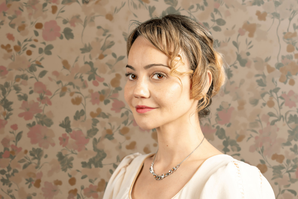 Rose Kenny is Emma Woodhouse – witty, charming, and coming to the Talisman stage in a world first this September (image by Gwyn Davies) Rose Kenny is Emma Woodhouse – witty, charming, and coming to the Talisman stage in a world first this September (image by Gwyn Davies)