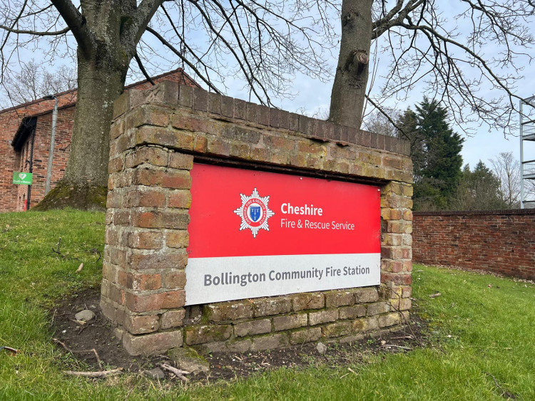 Bollington Community Fire Station on Albert Road (Credit: Nub News)
