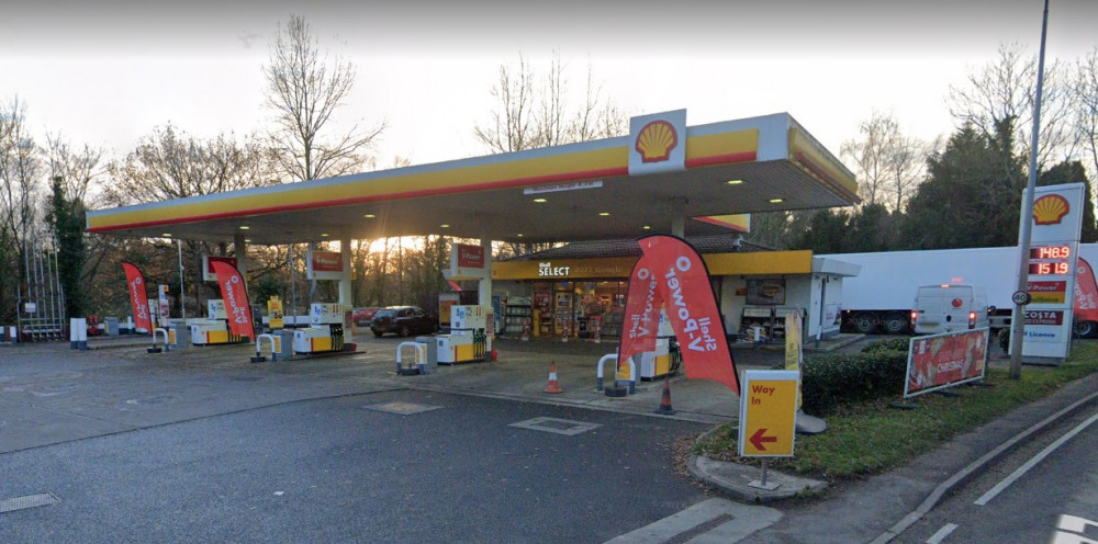Shell has updated its plans for its Hatton petrol station (image via Google Maps)