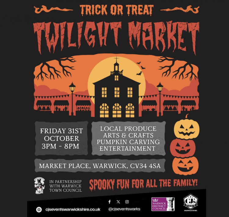 Trick or Treat Twilight Market (image via CJ's Events) 