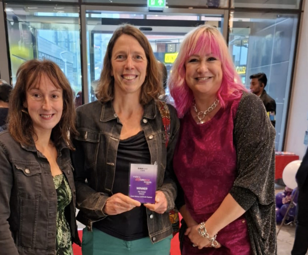 ARC (Achieving Results in Communities) receives BBC Coventry and Warwickshire’s Make a Difference Award (image supplied)  