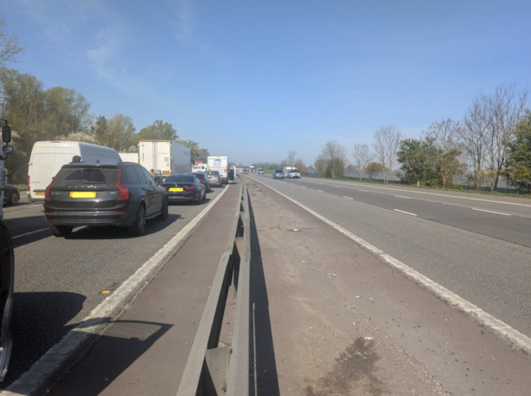 Delays on M40 northbound between junctions 11 and 12 expected after road traffic collision (image via Nub News)