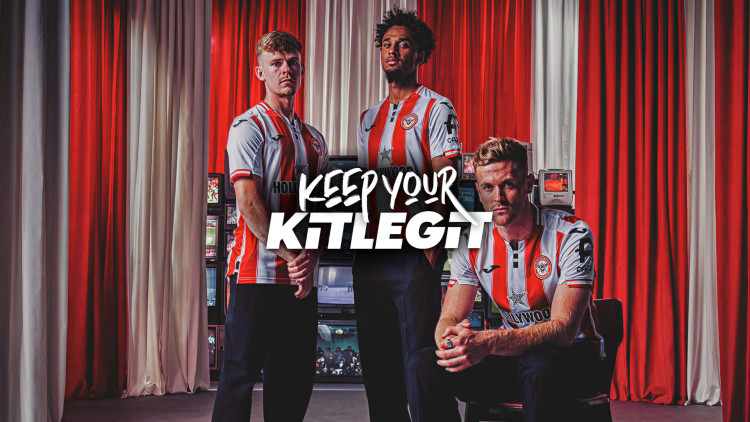 Through KitLegit's AI technology, Brentford FC fans can buy official shirts online and avoid fakes (credit: KitLegit).