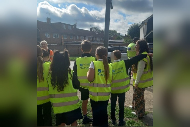 Children from Whitmnore Primary School 