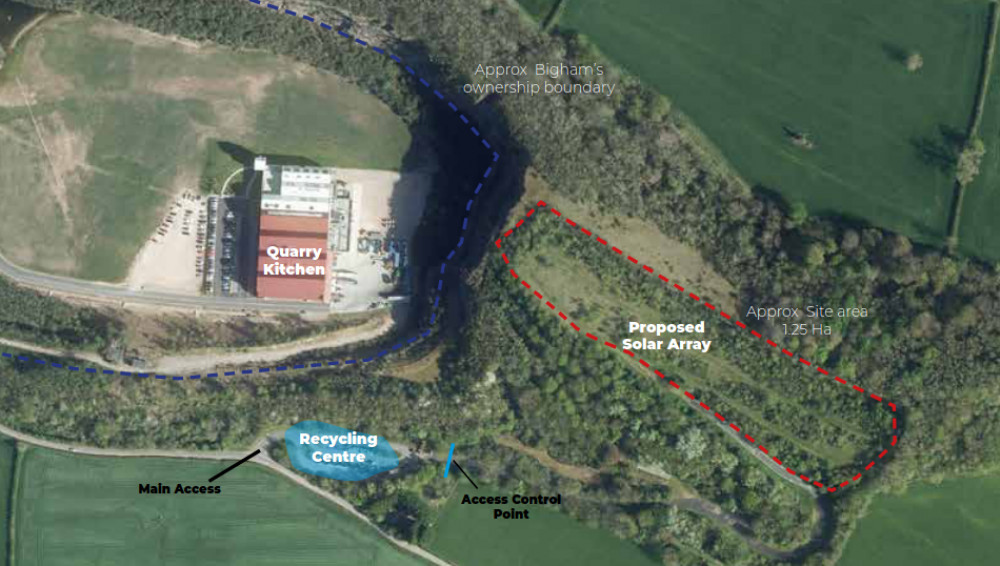 Charlie Bigham's £5M solar farm approved by Somerset Council.