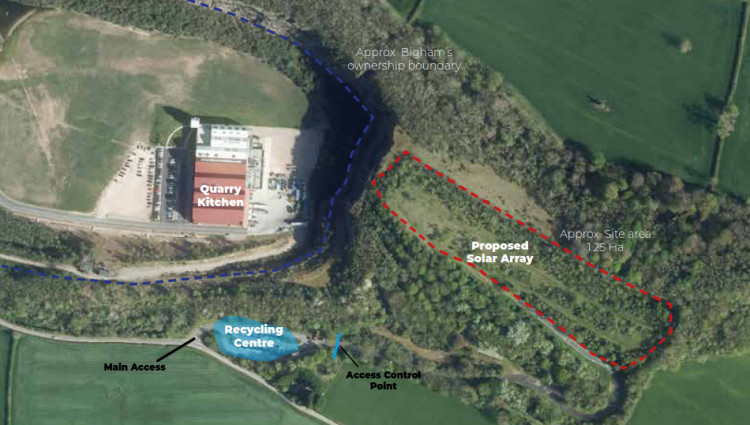 Charlie Bigham's £5M solar farm approved by Somerset Council.