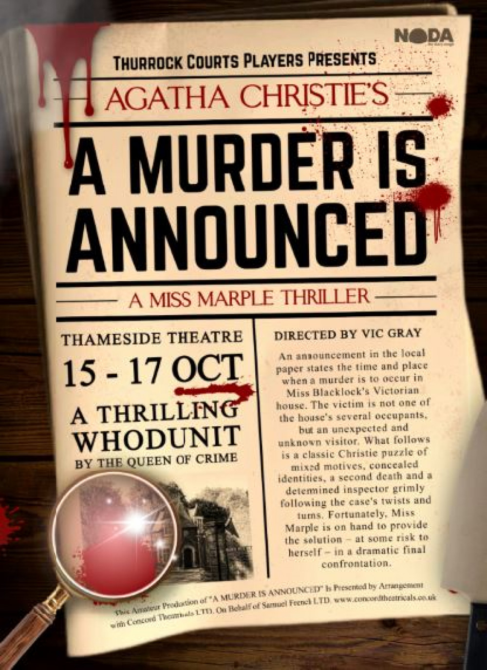 A MURDER IS ANNOUNCED
