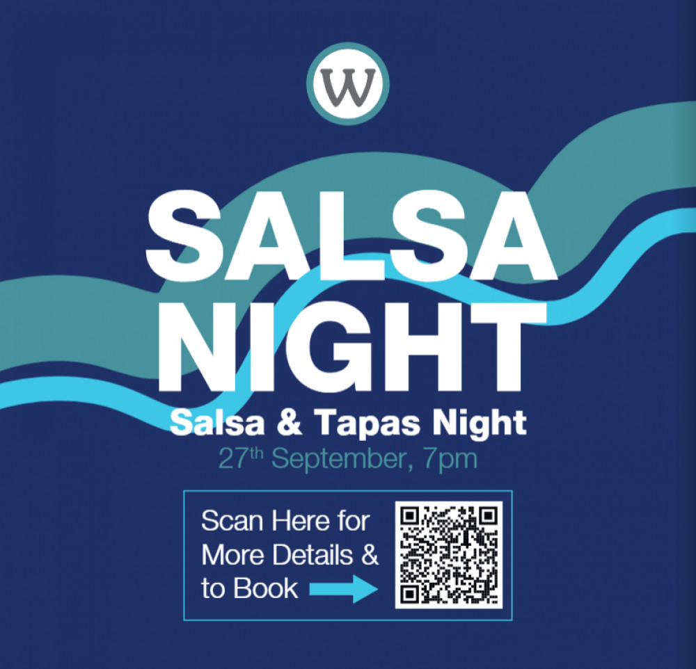 Waterside Hotel & Leisure Club is hosting a salsa night on Saturday 27 September 2025 from 7pm (Image supplied)