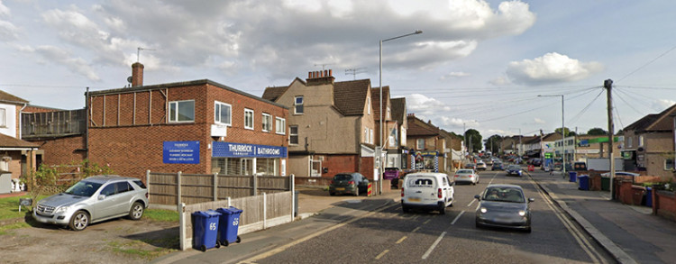 Southend Road in Grays where the search warrant was executed. 