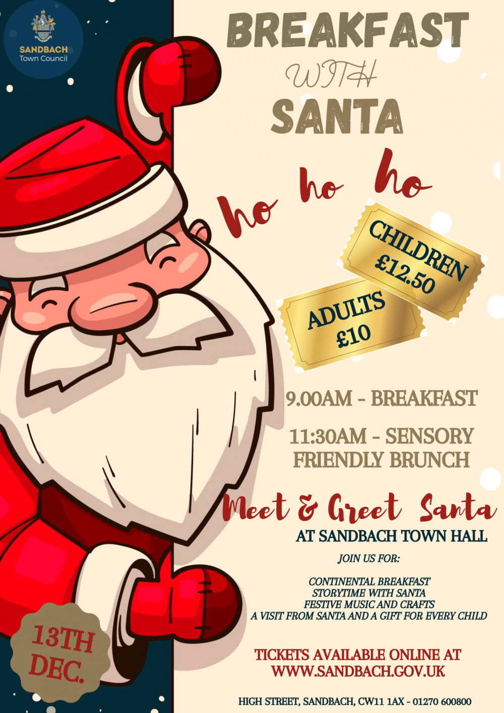 Sensory Friendly Brunch with Santa 