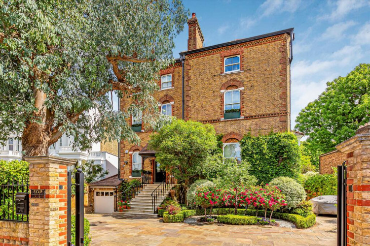 St. Peters Road is home to River House, which offers 7,284 square feet of space behind a gated entrance (credit: Knight Frank Richmond).