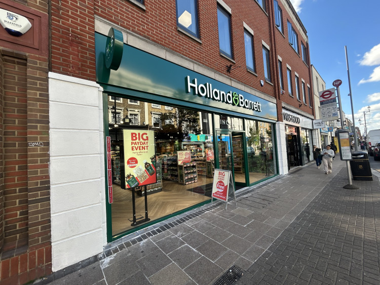 Holland & Barrett's new Surbiton store is located on Victoria Road (Credit: Tilly O'Brien)